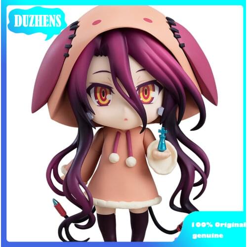 Original Japanes Anime No Game No Life Clooney Dora Q version figma PVC Action Figure Anime Figure Model Toys Figure Doll Gift