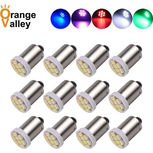 12pcs Best Price T11 BA9S 1895 T4W 363 8 LED 1206 SMD Car Auto Reading Light Side Wedge Lights Lamp Bulb DC12V