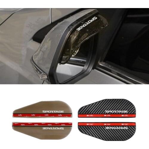 Car Rearview Mirror Rain Eyebrow Rain Shield Shade Protector Cover for KIA Sportage Accessories