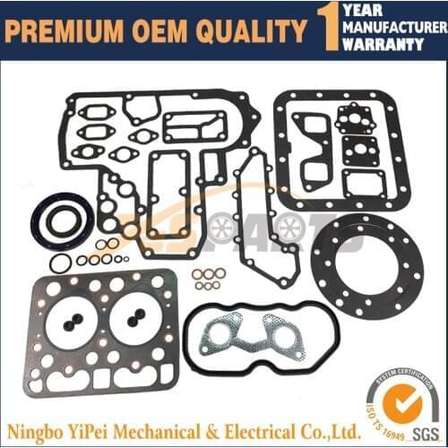 For Kubota Z650 engine Full gasket kit with cylinder head gasket Fit kubota B7000