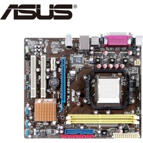For NVIDIA GeForce 7025 630a ASUS M2N68-AM Plus For Socket Phenom II AM2/AM2+ Motherboard DDR2 M2N68 AM Plus Mainboard Used