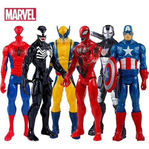 Marvel Avengers Action Figure Spiderman Hulk Thor Toy Figures Hot Toys Iron Man Gift for Boys