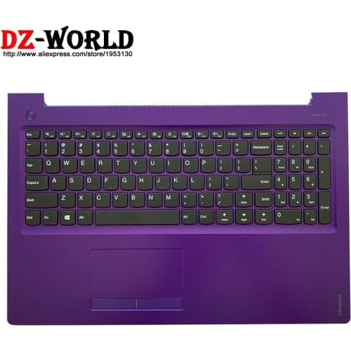 US English Keyboard with Shell Cover Palmrest Upper Case and Touchpad for Lenovo 510-15 310-15 ISK IKB ABR IAP Laptop 5CB0L46871