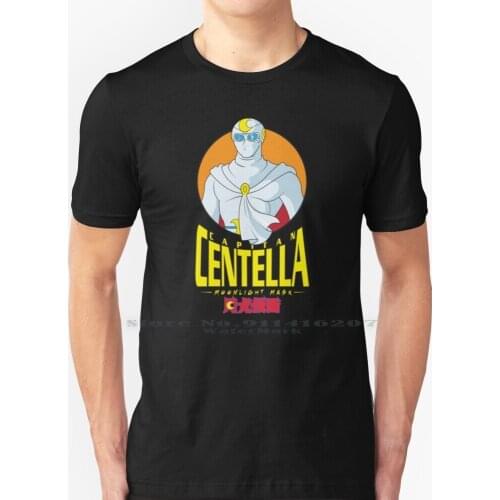 Moonlight Mask T Shirt 100% Pure Cotton Retro Vintage Retro Cartoons Vintage Cartoons 70s 80s Cartoons Capitan Centella