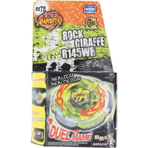 B-X TOUPIE BURST BEYBLADE Metal Fusion Toupie Rock Giraffe (Zurafa) 145wb Metal Masters 4d BB-78 4D System DropShipping