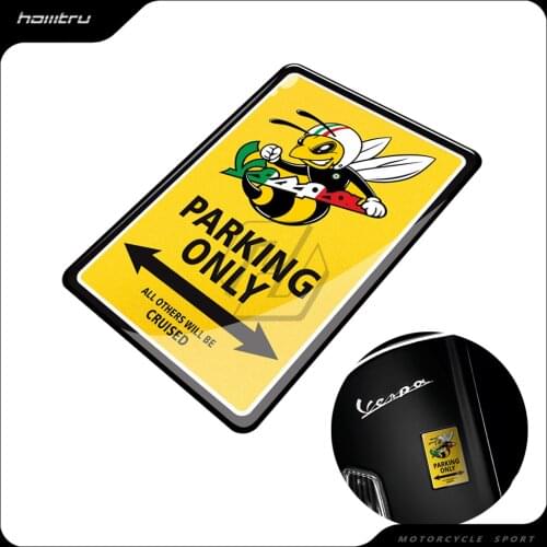 3D Motorcycle Decal Parking Only Stickers Case for PIAGGIO VESPA GTS150 GTS 250 GTS300 GTS GTV 150 125 250 300 300ie
