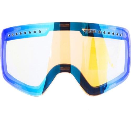 Skiing Goggles Replace Glasses Magnetic High-definition Anti-fog Winter Snowmobile Goggles UV400 Skating Ski Glasses Only Lens