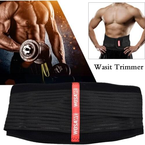 Waist Trimmer Belt Slim Body Sweat Wrap Body Shaper Belly Shapers Weight Loss for Stomach and Back Lumbar Support for Men Women