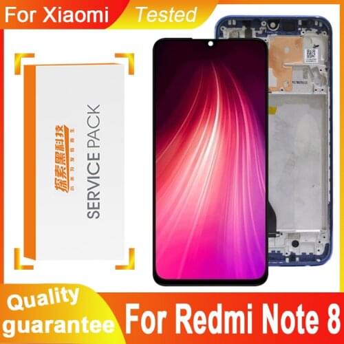 10 PCS 6.3'' Display Replacement For Xiaomi Redmi Note 8 LCD Display Touch Screen Digitizer Assembly For Redmi Note 8 Display