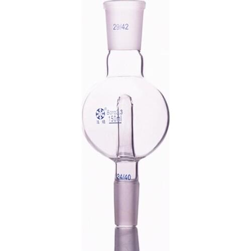 Splashproof bulb standard ground mouth,Capacity 150ml,Joint 29/42+24/40,Splash-proof ball,Splash ball