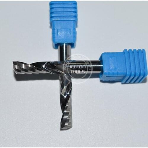 Solid Carbide Single Flute Sprial Bitwith Germany K55/CNC Router Bits With Nice Effect Cutting A Series