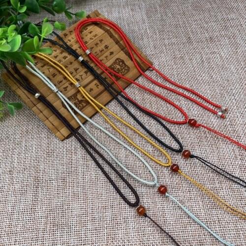 High quality Adjustable 10pcs Handmade Woven lanyard for Necklace Pendant DIY Fashion Jewelry Supplies