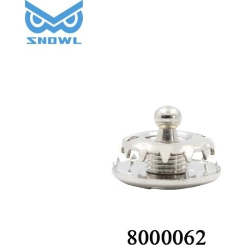 10 Pc OWOZ Snap Fastener Lower Part Chrome Plated Brass Boat RV Canvas 8000063