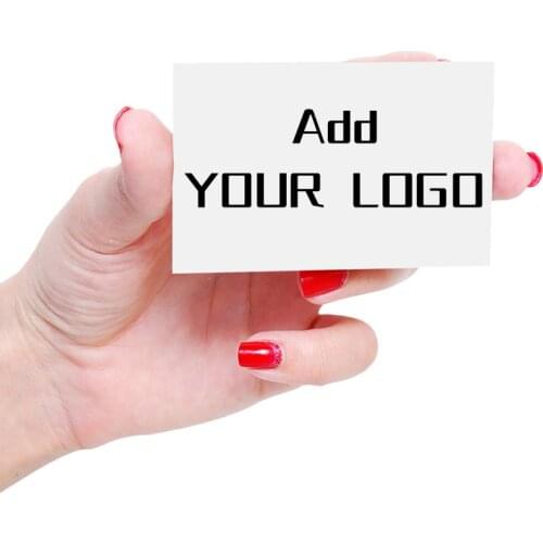 100pcs Design Custom logo business card paper full-color printing Personalized Wedding invitations Birthday Greeting card