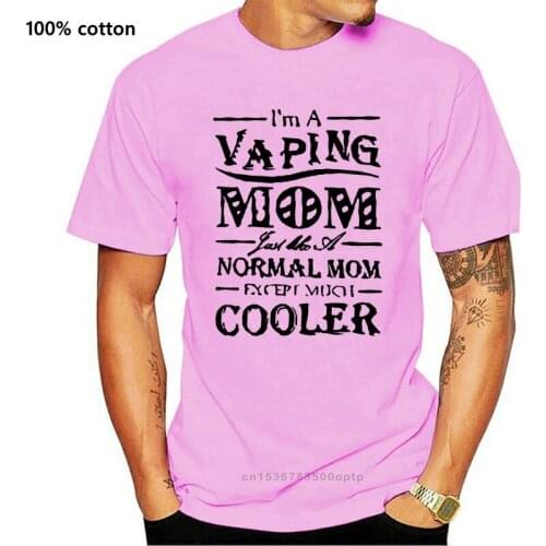 2020 Fashion T Shirt 100% Cotton im a vaping mom men t shirt