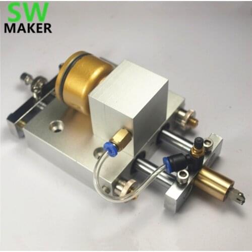 SWMAKER automatic CNC glass cutting machine glass CNC Z-axis router knife cutter box case Double column round head assembly