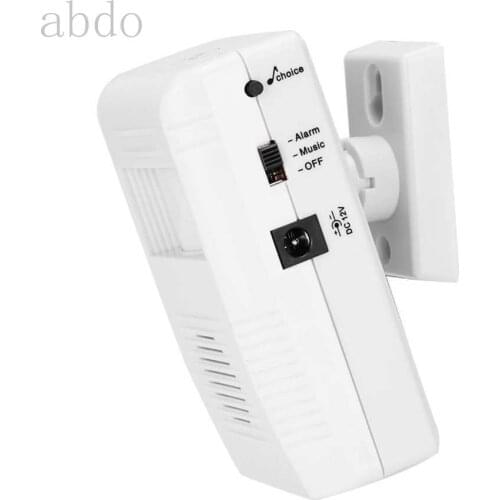 Human Body Induction Infrared Sensor Alarm Door Entry Welcome Greeting Doorbell Motion Detector Home System Security Detector