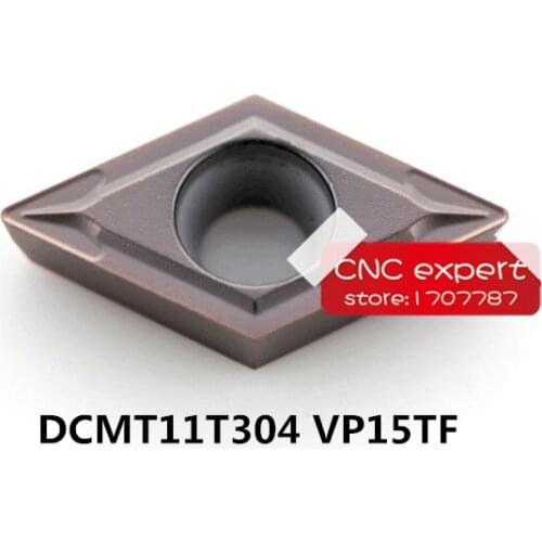 DCMT11T304 VP15TF/DCMT11T308 VP15TF. cutting blade, turning tip,Suitable for SDJCR SDQCR SDNCN SDUCR SDXCR Series Lathe Tool