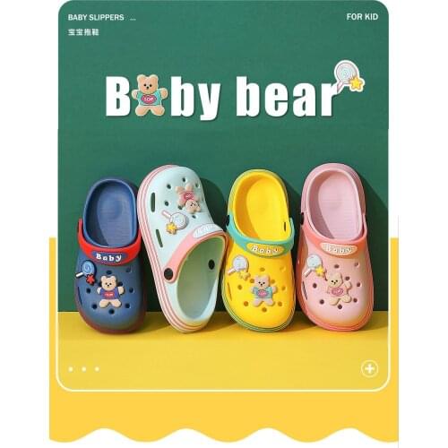 Kids Clogs Boys and Girls Slippers Soft Sandals Non-Slip Water Shoes Garden Shoes Mules