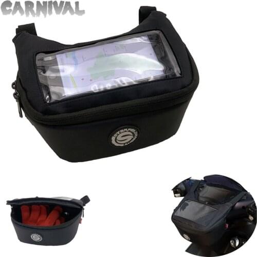 For Honda Forza300 Forza150 Forza250 FAZE250 motorcycle handlebar GPS navigation bag, waterproof mobile phone bag