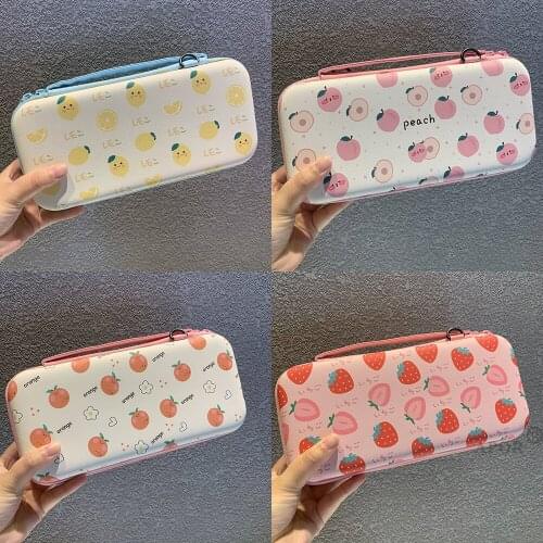 Fruit Style Portable Storage Bag for Nintendo Switch Console Travel Carrying Case Game Accessories Dropshipping
