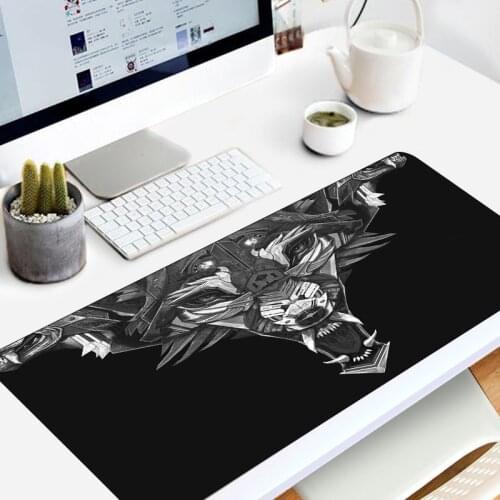 XXL Anime Titanwolf Mousepad HD Printing Computer Gamers Carpet Locking Lock Edge Mouse Mats 90x40cm Keyboard PC Csgo Desk Pad