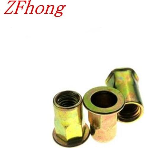 M4 M5 M6 M8 M10 Carbon Steel hex head Rivet Nut Insert nut