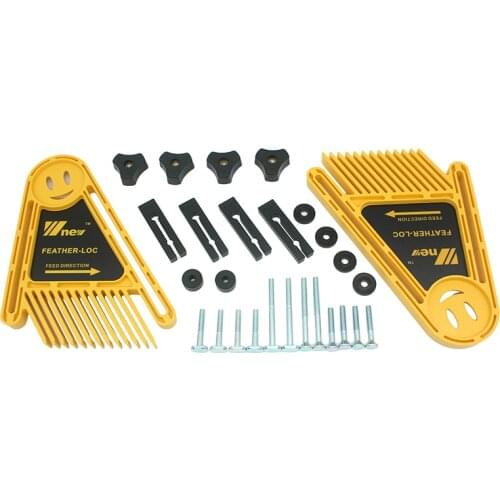 Multi-purpose Double Featherboards Feather Loc Board for Table Saws Router & Tables Fences Tools Miter Gauge Slot Woodwork DIY