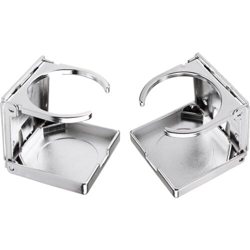 Set of 2 Foldable Beverage Drink Water Bottle Cup Holder for Fishing