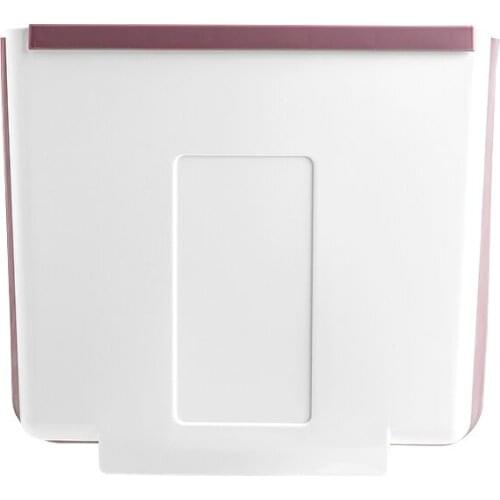 Wall Hanging Folding Creative Waste Bin Kitchen Cabinet Trash Can Garbage Box