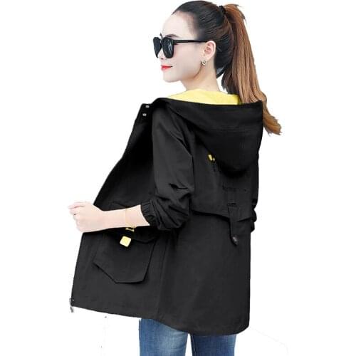 ODFVEBX Women's Short Trench Coats