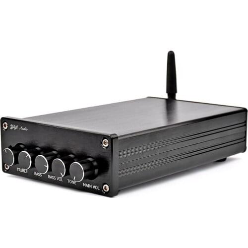 Retail Bluetooth 4.2 Subwoofer Audio Amplifier 100W Hifi Stereo Tpa3116 Digital 2.1 Channel Desktop Power Amplifier Amp 50Wx2