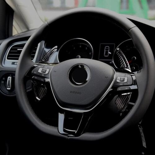 1 Pair Steering Wheel Interior Accessory Paddle Shifter for Volkswagen Golf 7