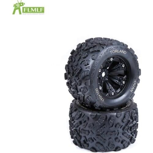 Knobby Tyres Fit for 1/8 HPI Racing Savage XL FLUX Rofun Rovan TORLAND Monster Brushless Truck Rc Car Toys Parts