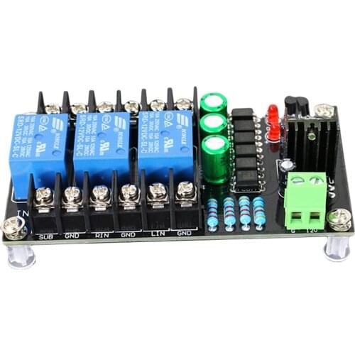 Top 300W Digital Amplifier Speaker Protection Board 2.1 Channel Relay Speaker Protection Module Boot Delay DC Protect