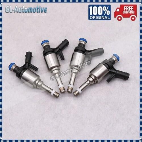 4Pcs GDI Fuel injector 06L906036J For 2015 2016 Volkswagen Golf Audi A3 1.8L