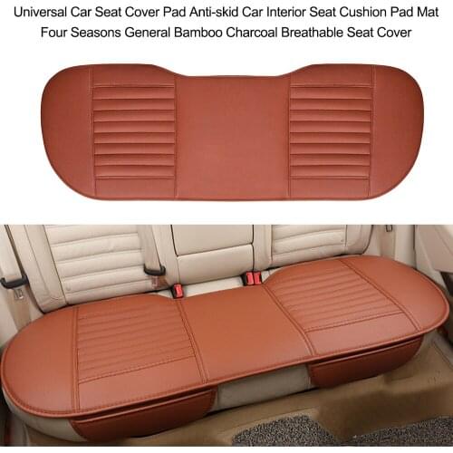 Universal Car Seat Cover Pad Anti-skid Interior Seat Cushion Pad Mat Four Seasons General Bamboo Charcoal Breathable Seat Cover