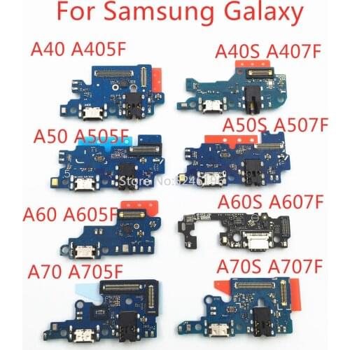 USB charging port charger base connector For Samsung A40 A50 A60 A70 A405F A505F A605F A705F A40S A50S A60S A70S Replacement