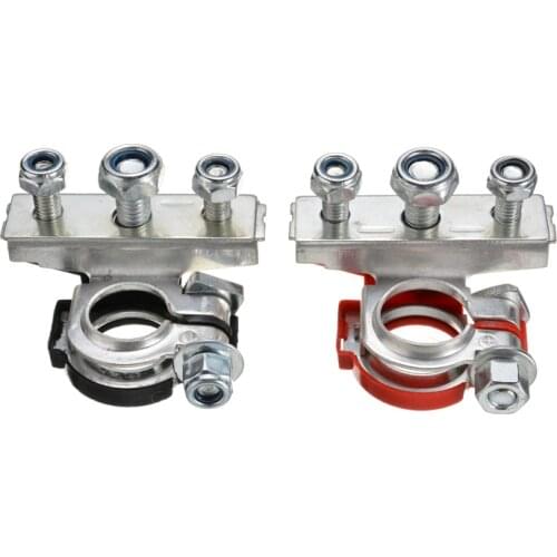 2pcs Car Accessories 12V Auto Battery Terminal Connector Battery Quick Release Battery Clamps for Car Van Motorhome