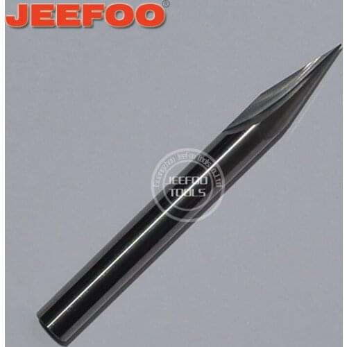 6*24Degree*60L Two Spiral Cutter With Angle CNC Router Bits /End Mill/ For LCD Lens/LCD Panel