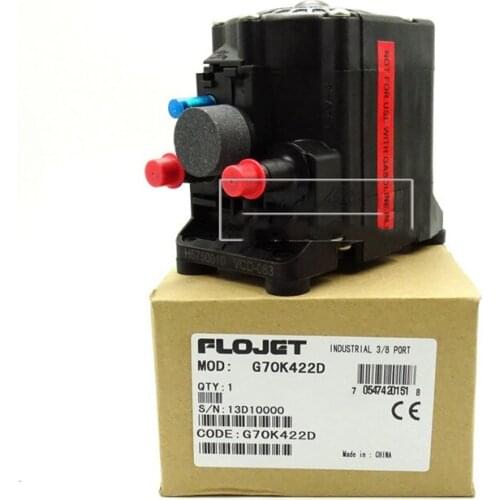 For Roller Printing Machine Accessories FLOJET G70K422D Glazed Pump Pneumatic Diaphragm Pump