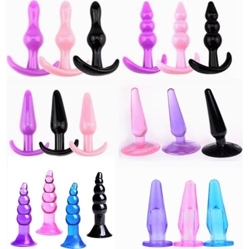 Anal Plugs Anus Training Set Butt Plug Bullet Dildo Man Prostata Massage Adult Sex Toys For Woman Gay Buttplug
