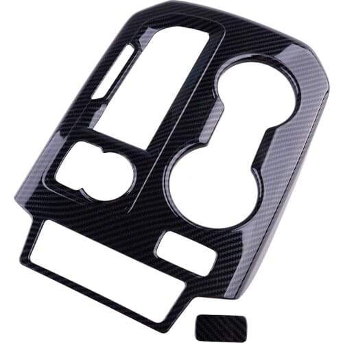 Beler 1 SET Car Print Interior Gear Shift Frame Cover Trim Fit For Chevrolet Blazer 2019 2020 Plastic Left Hand Drive