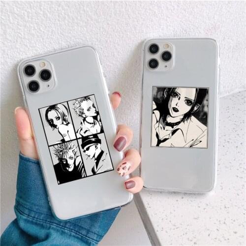 Japan Anime Oosaki Nana Phone Case For iPhone 12 11 Pro XS MAX 7 XR SE20 X 8 6Plus Transparent Soft Silicone Cover Cartoon Funda