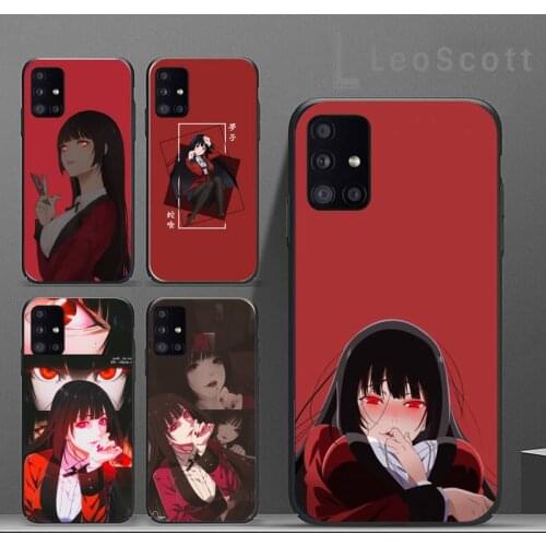 Crazy Excitement Manga Kakegurui Phone Case For Samsung A32 A51 A52 A71 A50 A12 A21S S10 S20 S21 Plus Fe Ultra