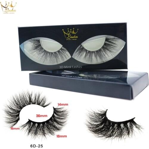 CrownLashes 3D Mink Hair Natural Cross False Eyelashes Long Messy Makeup Fake Eye Lashes Extension Make Up Beauty Tools maquiage
