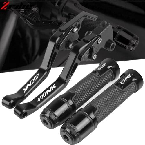 Motorcycle CNC Aluminum Accessories Brake Clutch Levers Handlebar knobs Handle Hand Grips Ends For CFMOTO 400NK 400 NK 2018-2019