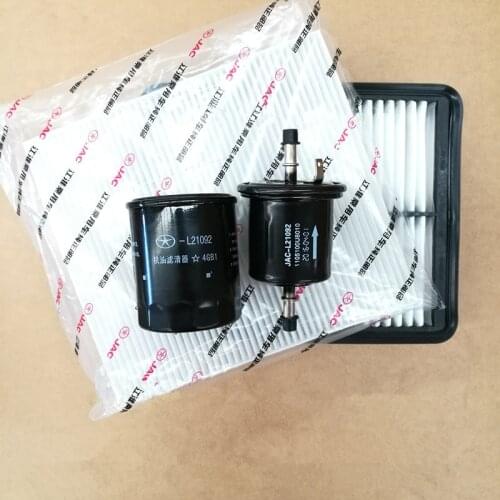 Filter sets for JAC S3 Sei 3 T5 air filter&oil filter&Air conditioning filter&fuel filter 1105100U8010