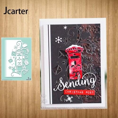 2021 New Letterbox Envelope Frame Metal Cutting Dies Craft Handmade Knife Mould Blade Punch Stencils Dies Cut Scrapbooking Model