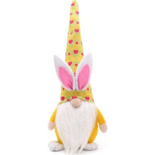 2021 New Cute Rabbit Easter Bunny Gnome Decoratio Doll Home Party Decorations Kids Toys